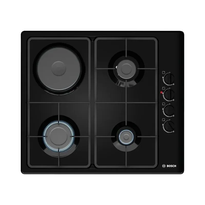 Bosch Serie 2 | 3 Gaz + 1 Elektrik Siyah Ankastre Ocak