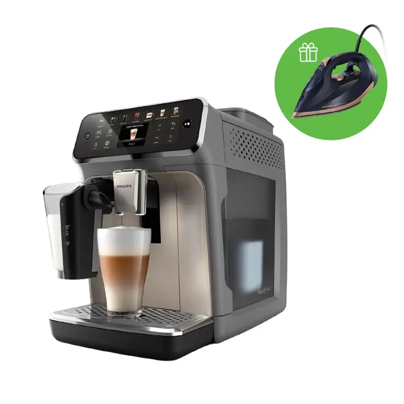 Philips Espresso Makinesi EP4446/70 + Buharlı Ütü Hediyeli