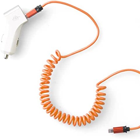 Petrix PT M8000A 2.1 Araç Şarj+ıpone Spiral Kablo