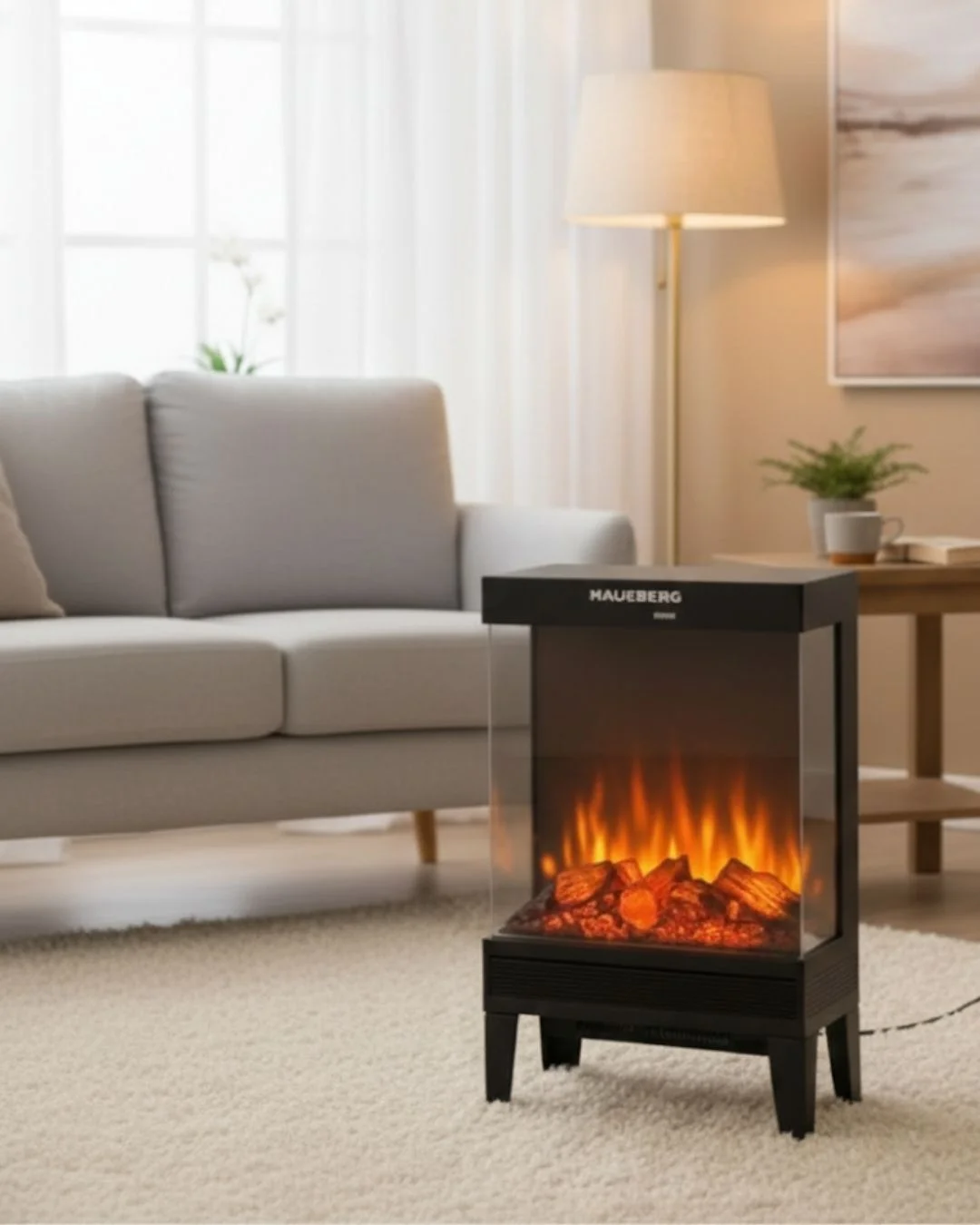Hausberg HB8227NG Taşınabilir Şömine Fanli Isıtıcı