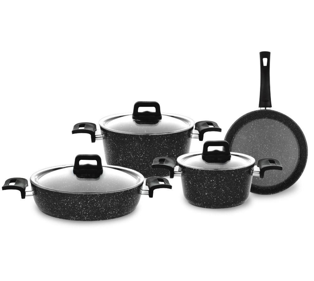 Lines 7 Parça Granit Güveç Set Bakalit