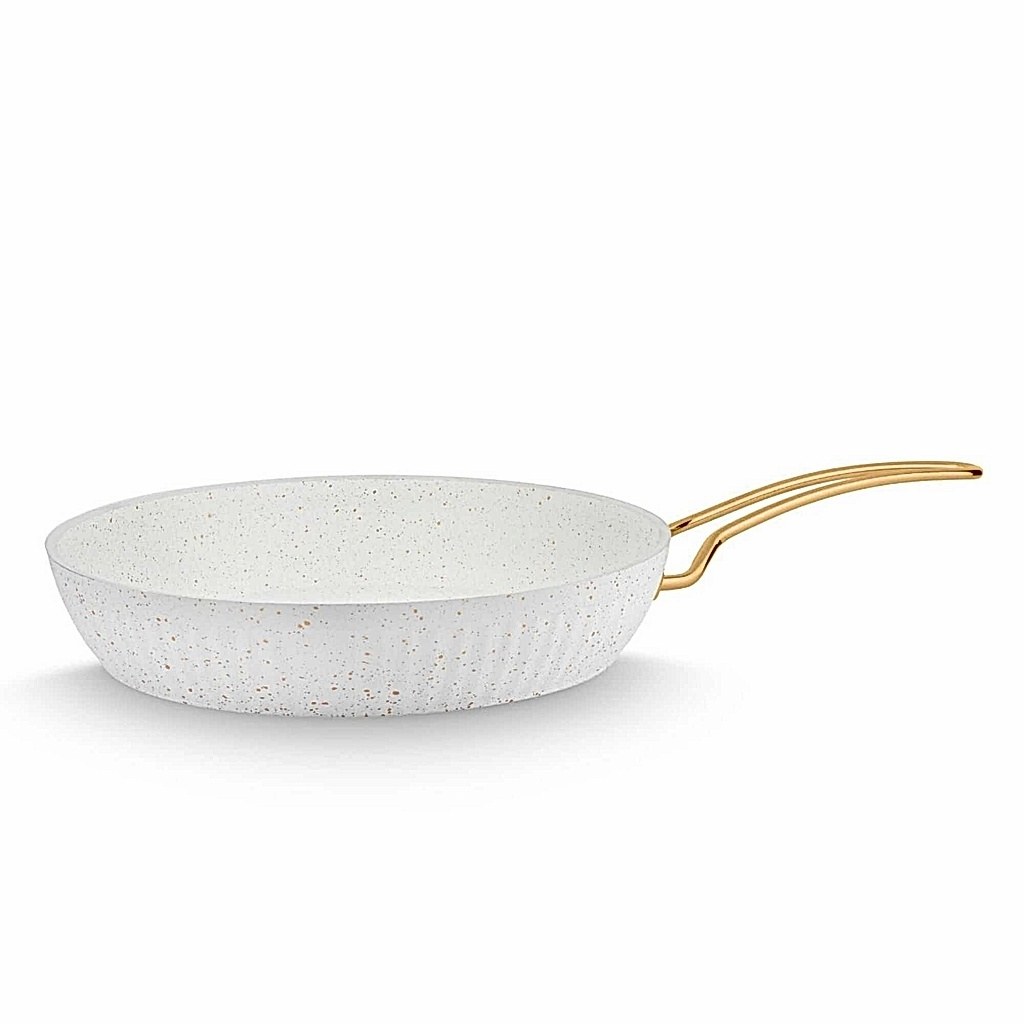 Lines Maya Granit Tava 26cm Altın Kulp
