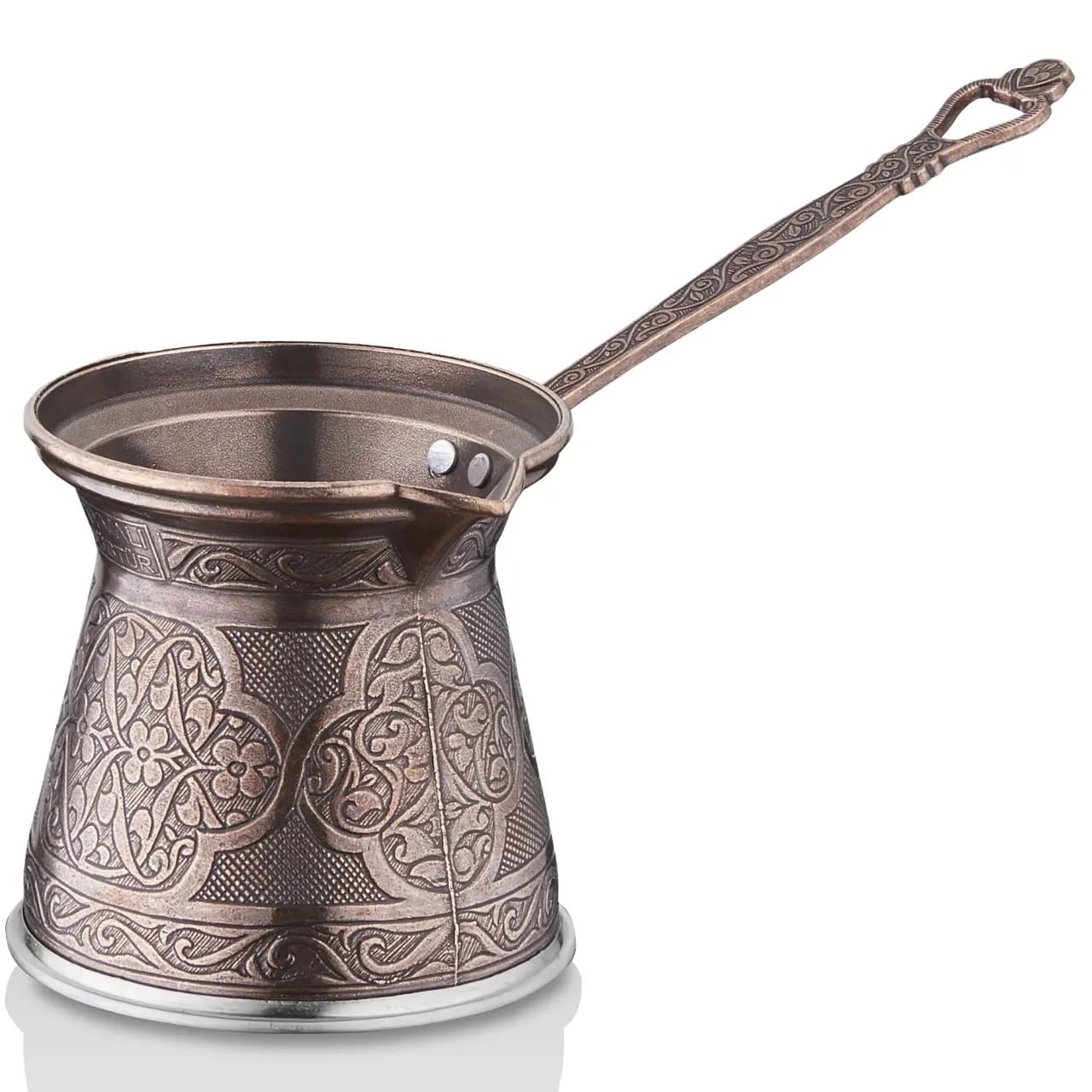 Ayvali AYC0206 6 NO Cezve Klasik Antik Bakır