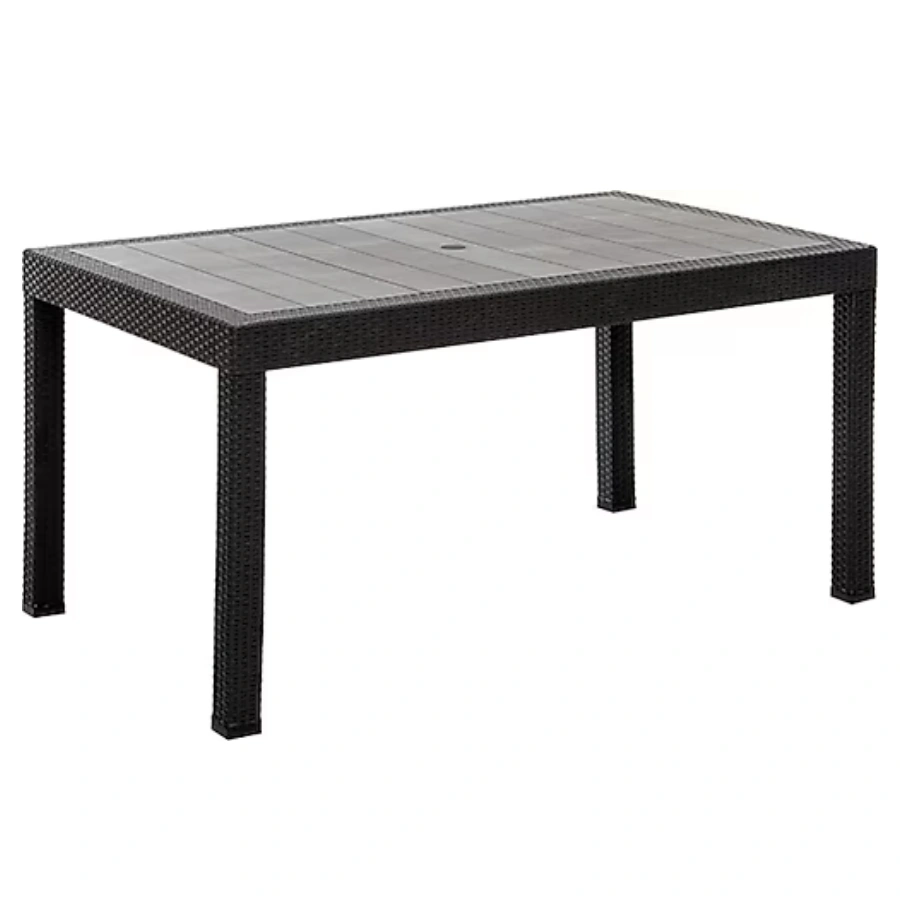 Heniver 90x150 Camsız Masa Kahve-Gri
