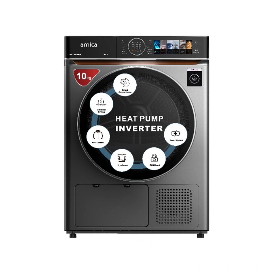 Arnica DR-A1059HPW 10 kg Silver Full Touch Kurutma Makinesi
