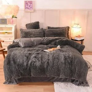 Peluş Nevresim Takımı Çift Kişilik