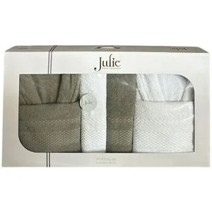 Julie Arya Aile Bornoz Seti Ciftli