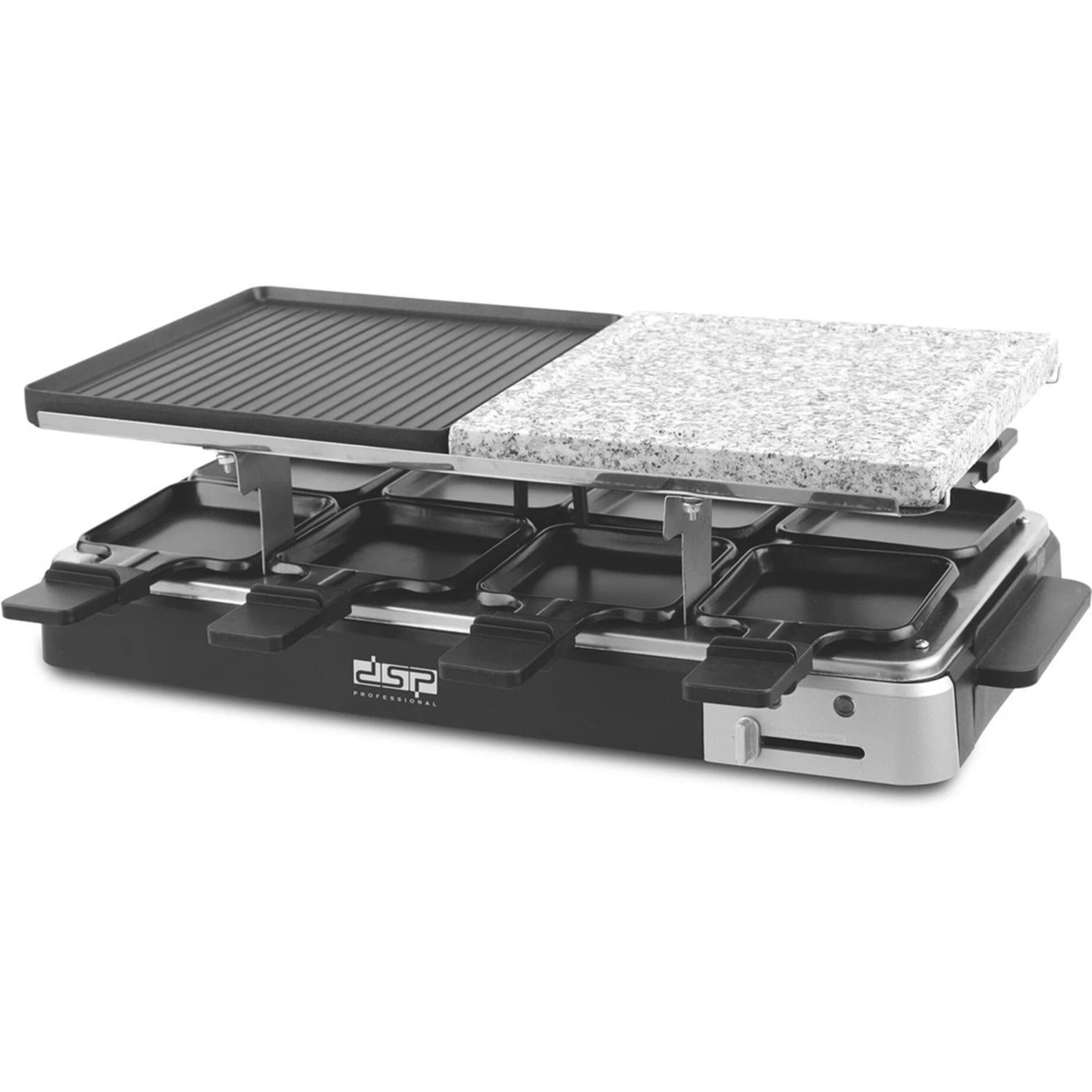 DSP KB1084 Raclette Izgara 1400 W Gri