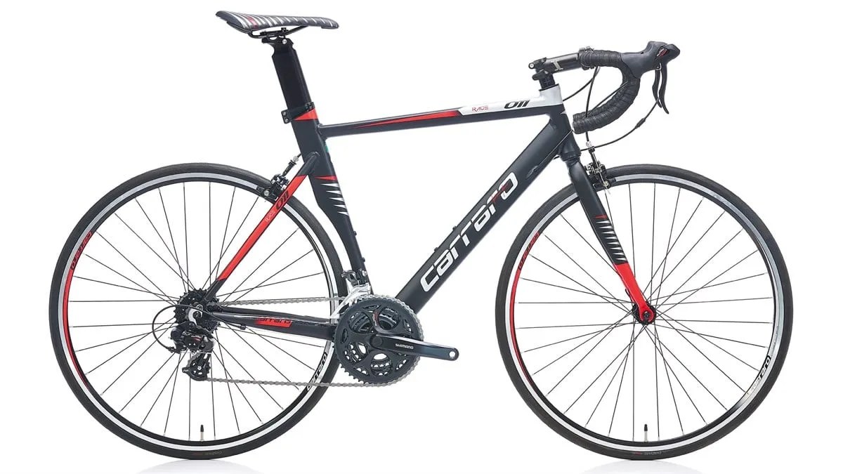 Carraro 28" Race 011 Aero Yarıs 21-V Mat Siyah-Kırmızı-Gümüş R2