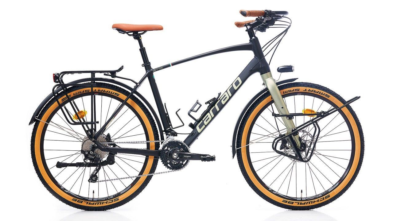 Carraro 27.5" Cr-T Trail 480H 30-V Hd Mat Siyah-Yeşil-Kamuflaj