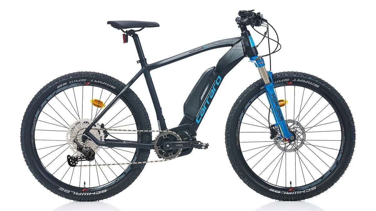 Carraro 27,5" Kifuka E-Mtb 440H 11-V Hd Mat Siyah-Mavi-Gri