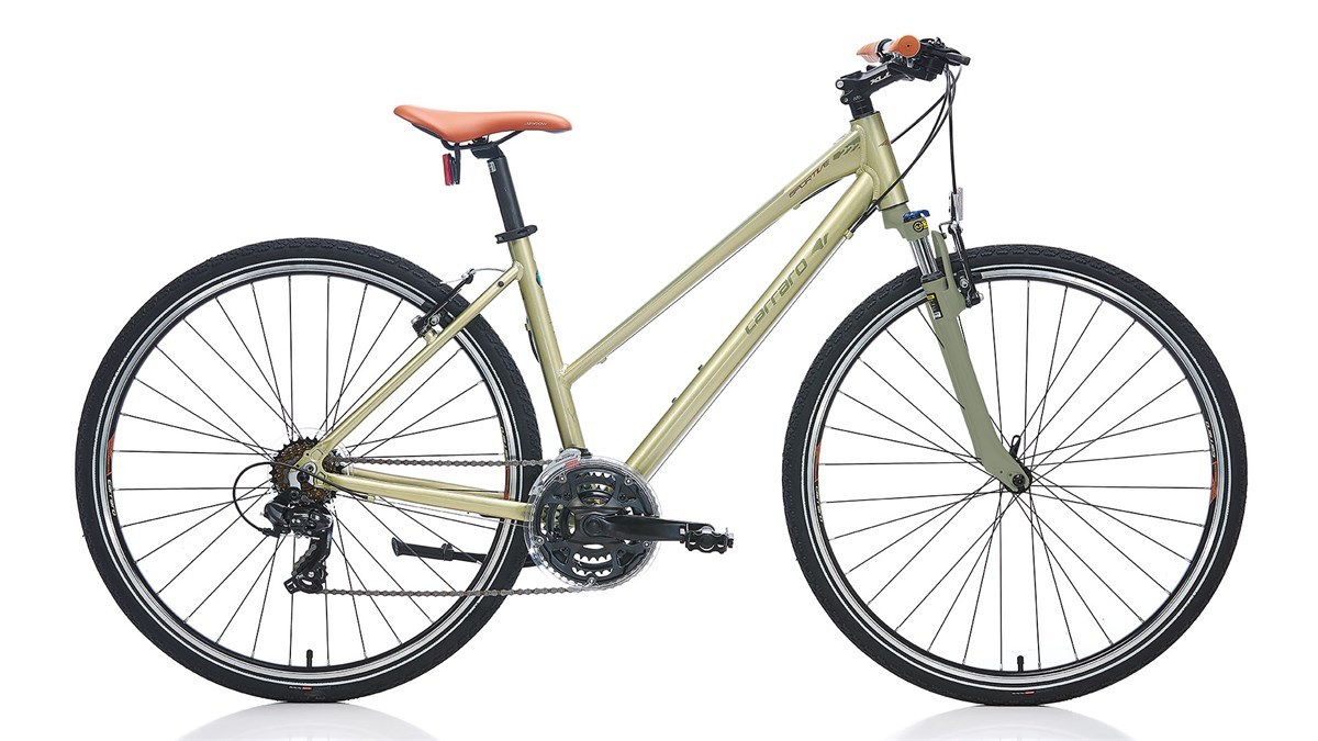 28" Carraro Sportive 222 Kadın City 406H 21-Spd Vb Yeşil-Koyu Yeşil-Brown R2