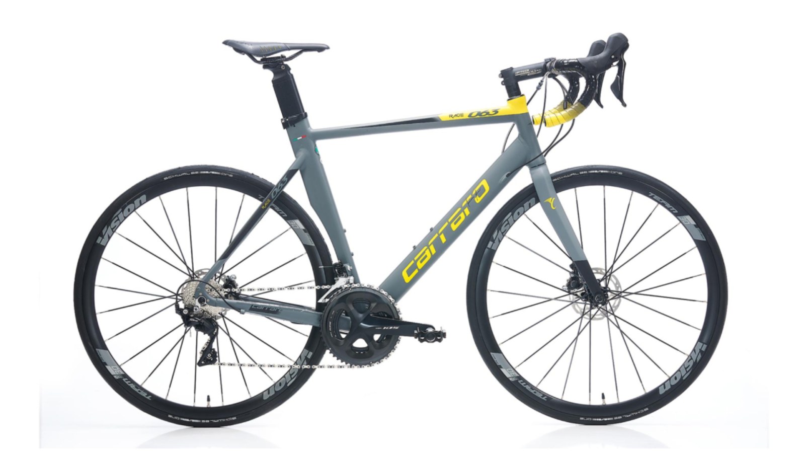 Carraro 28" Race 063D Aero 22-V Hd Mat Antrasit-Siyah-Sarı