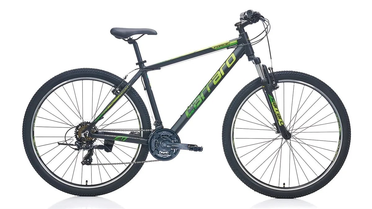 Carraro 29" Force 900 440H 21-V Vb Mat Siyah-Yeşil-Gümüş R2