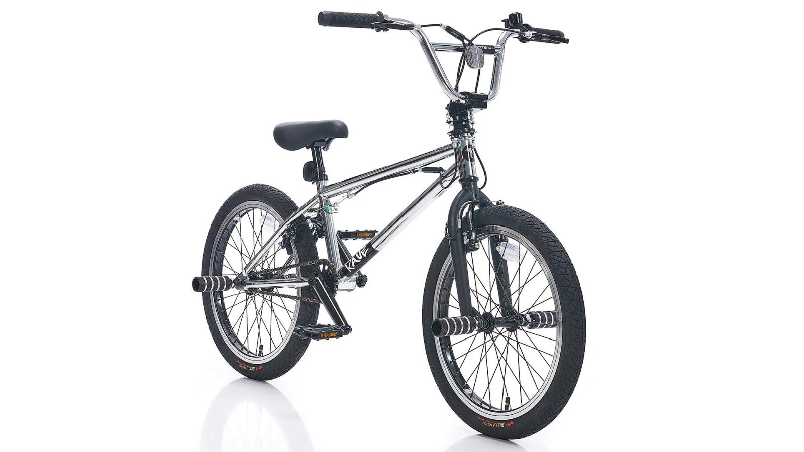 Carraro 20" Rave Pro Bmx 275H 1-V Vb Krom-Mat Siyah-Beyaz