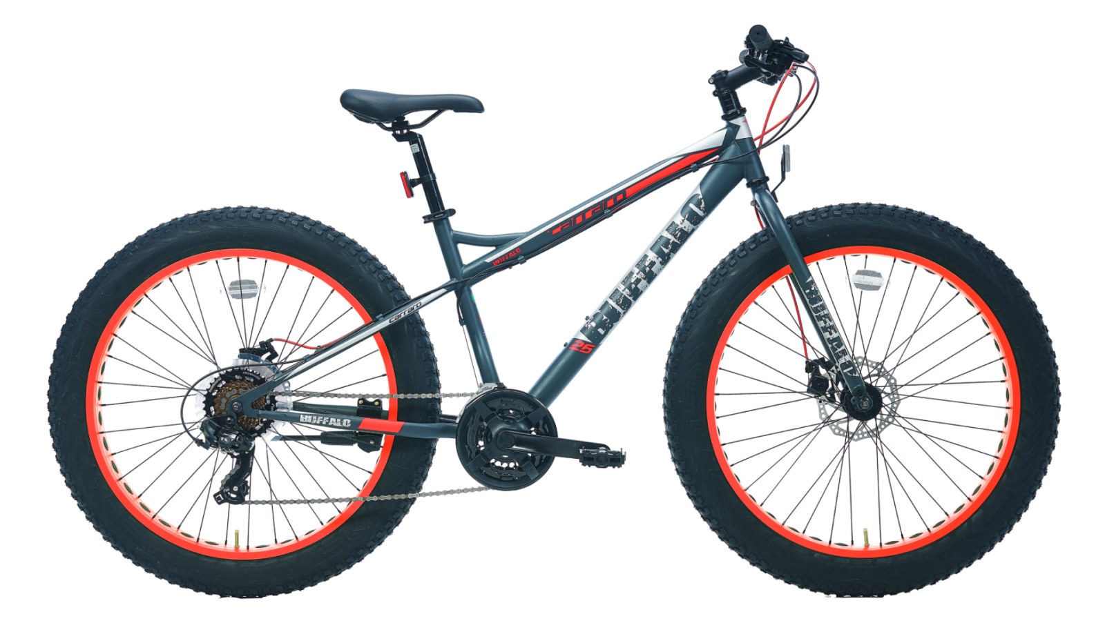Carraro 26" Buffalo 26 432H 21-V Md Mat Antasit-Kırmızı-Gri