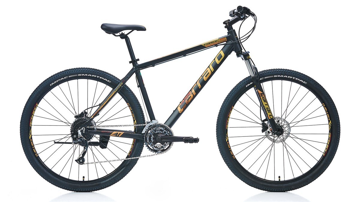 27.5" Carraro Force 770 27-Speed Hd Mat Siyah-Altın-Bakır-Kırmızı R1