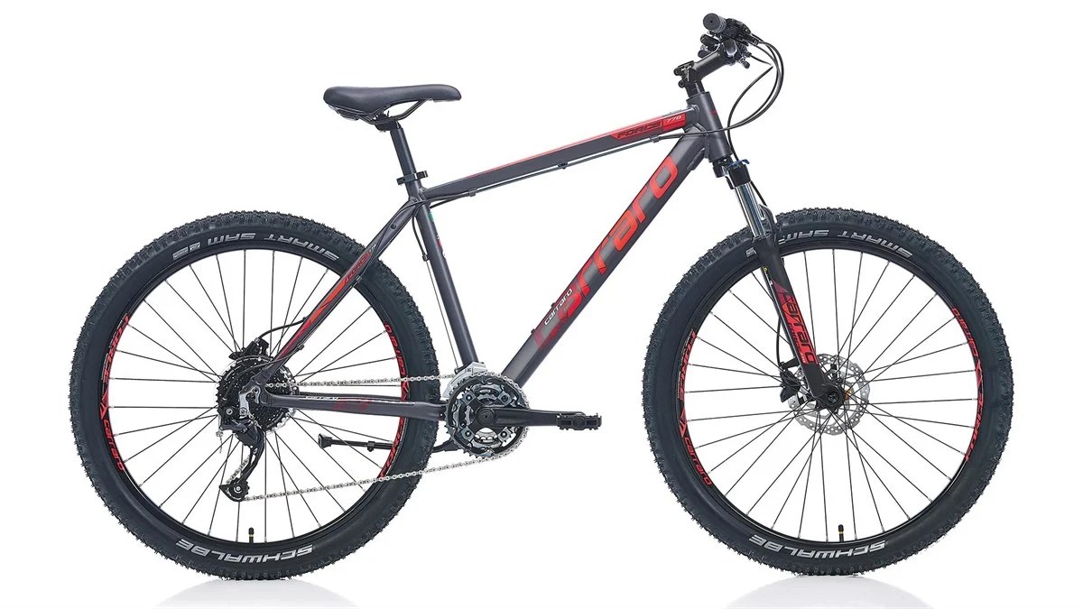 27.5" Carraro Force 770 27-Speed Hd Mat Antrasit-Kırmızı-Gri R2