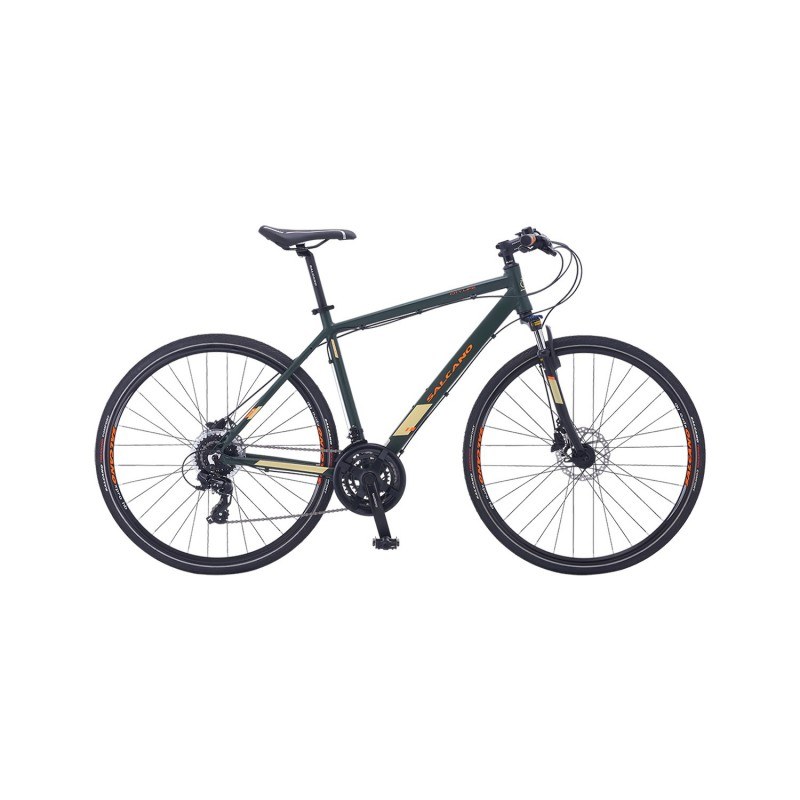 28" Carraro Sportive 223 City 21-Spd Hd Mat Yeşil-Siyah-Sarı R1