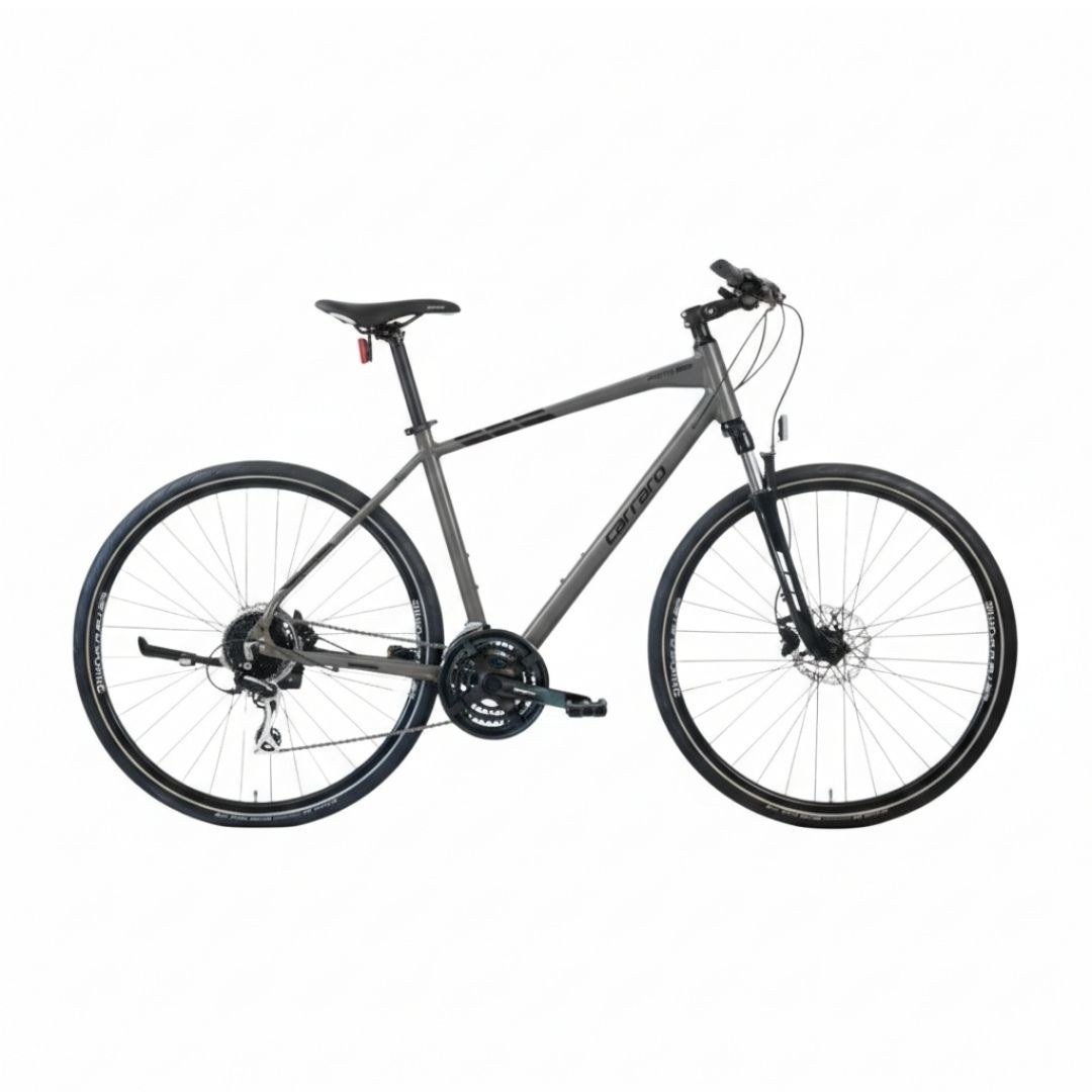 28" Carraro Sportive 225 City 24-Spd Hd Mat Antrasit-Siyah-Kırmızı R3