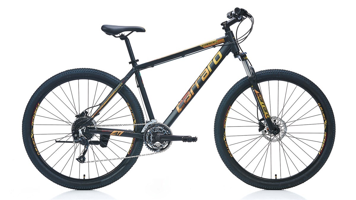 29" Carraro Force 970 440H 27-Speed Hd Mat Siyah-Altın-Bakır-Kırmızı R1