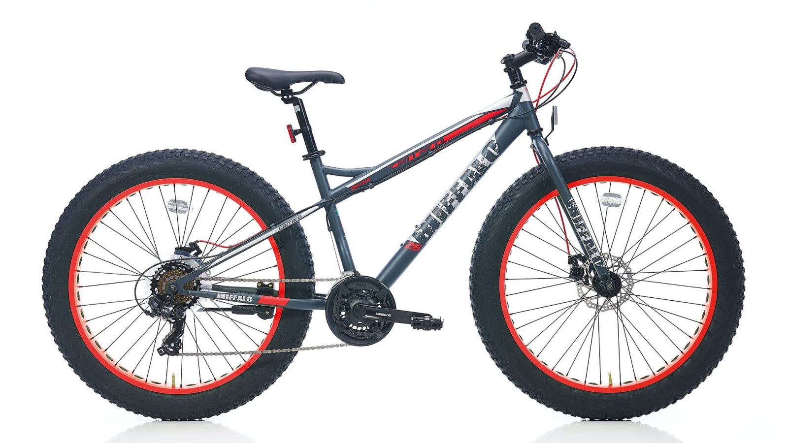 Carraro 26" Buffalo 26 432H 21-V Md Mat Antrasit-Kirmizi-Gümüs