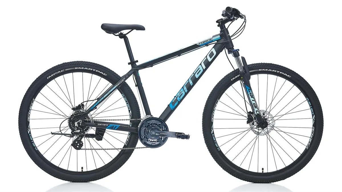 Carraro 27.5" Force 750 Mtb 24-Vitez Hd Mat Siyah-Mavi-Açık Mavi-Gri R1