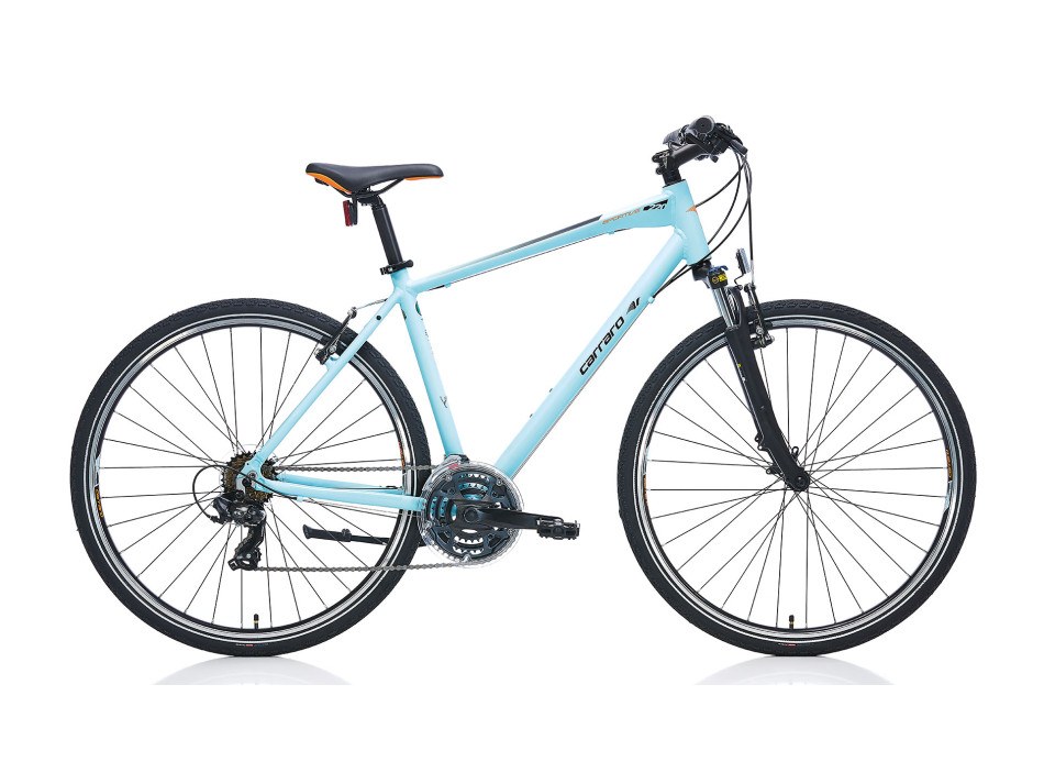 Carraro 28" Sportive 220 21-V Vb Mat Açik-Mavi-Siyah-Turuncu