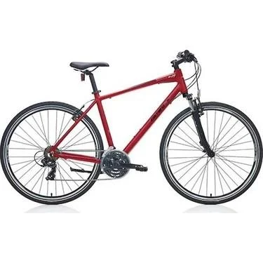 Carraro 28" Sportive 220 406H 21-V Vb Mat Krom-Kirmizi-Siyah-Beyaz