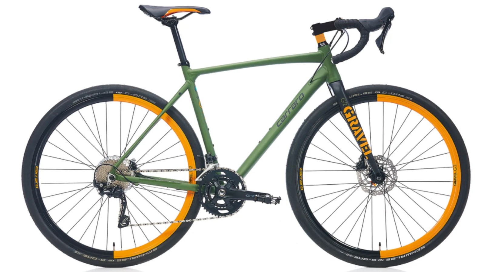 Carraro 28" Gravel G2 500H 20-V Hd Mat Haki Yesili-Siyah-Turuncu