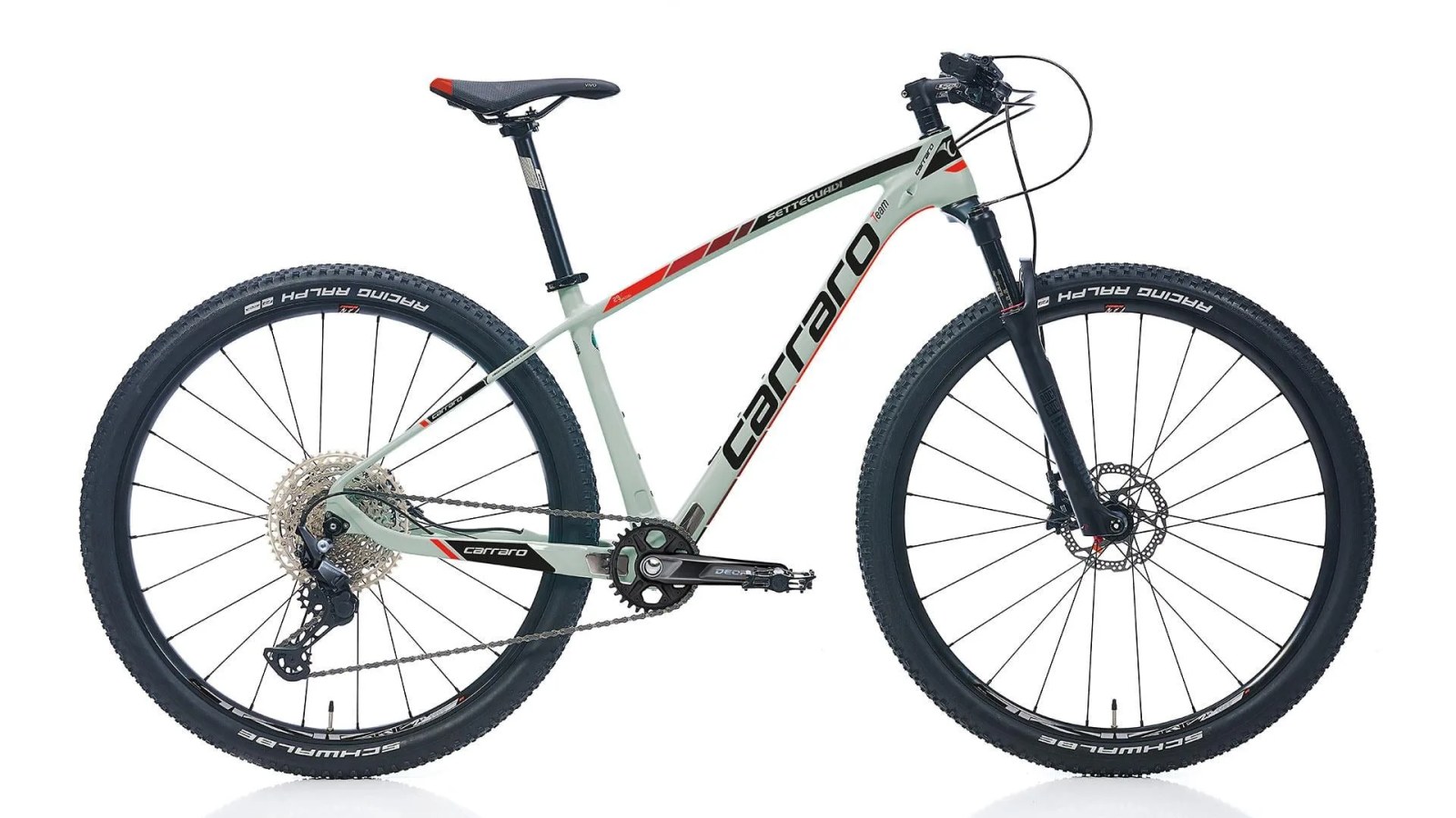 Carraro 29" Setteguadi 9.1 Karbon 475H Deore 12-V Hd Gri-Kirmizi-Siyah