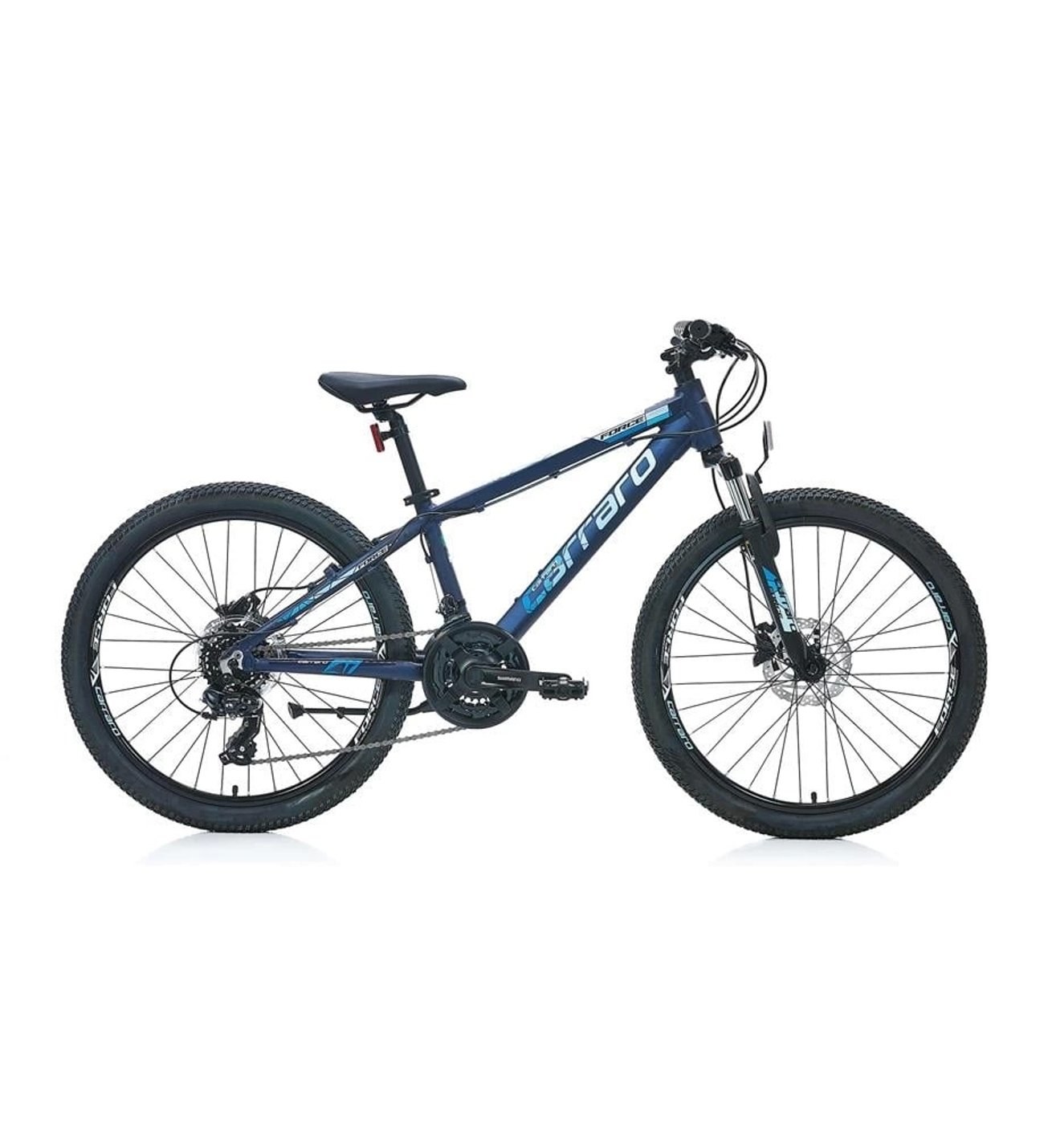 Carraro 27.5" Force 720 432H 21-V Hd Mat Koyu Mavi-Açik Mavi-Gumus