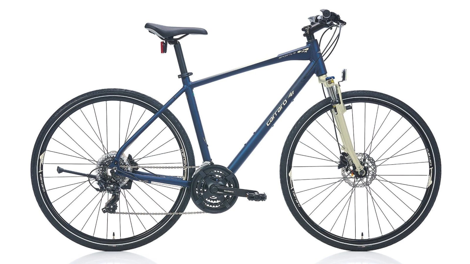 Carraro 28" Sportive 223 21-V Hd Mat Lacivert-Açik-Sari-Gri
