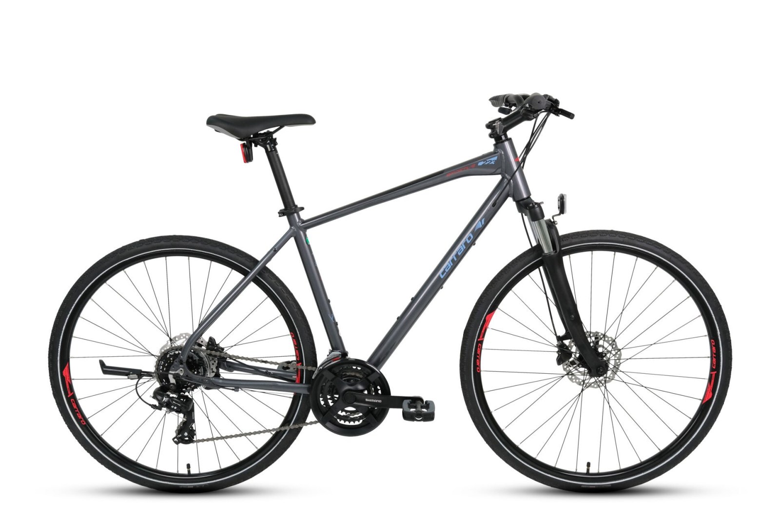 Carraro 28" Sportive 223 457H 21-V Hd Antrasit-Kirmizi-Acik Mavi