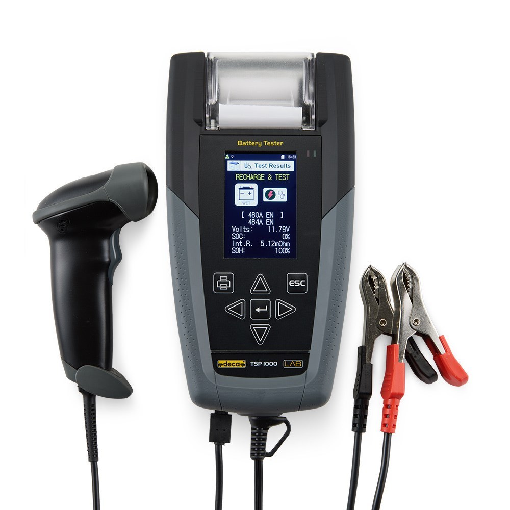 Deca TSP 1000 Prof. Akü Test Cihazı Yazıcılı 12V