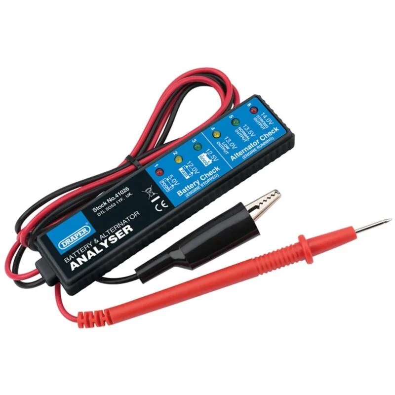 Draper Oto Akü Ve Dinamo Test Elektronik 12V