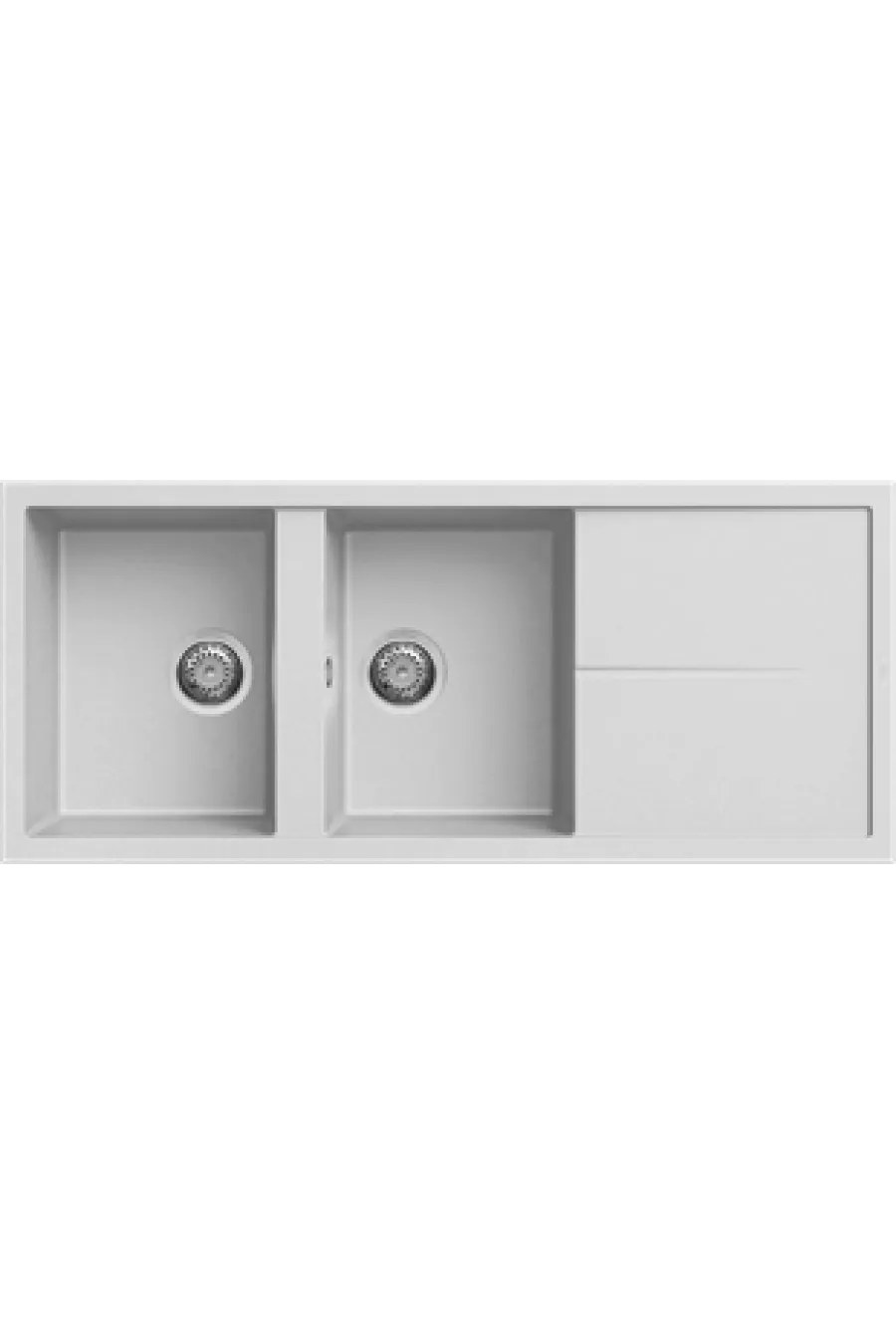 Elleci Granit Evye Çift Göz Lav.Unico Beyaz 116CMX50CM