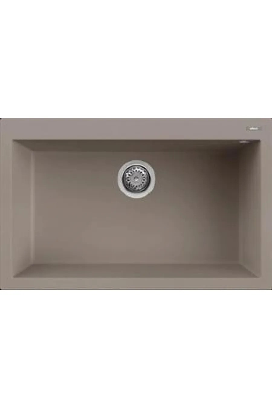 Elleci Granit Evye Tek Göz Damlalıksız Quadra 130 79x50 Dove 89