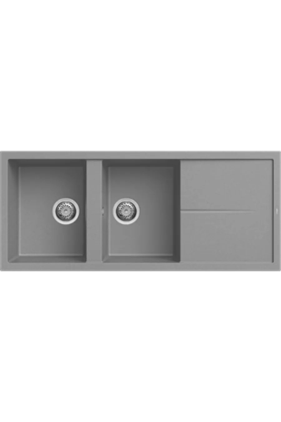 Elleci Granit Evye Çift Göz Lav.Unico Titanyum 116CMX50CM