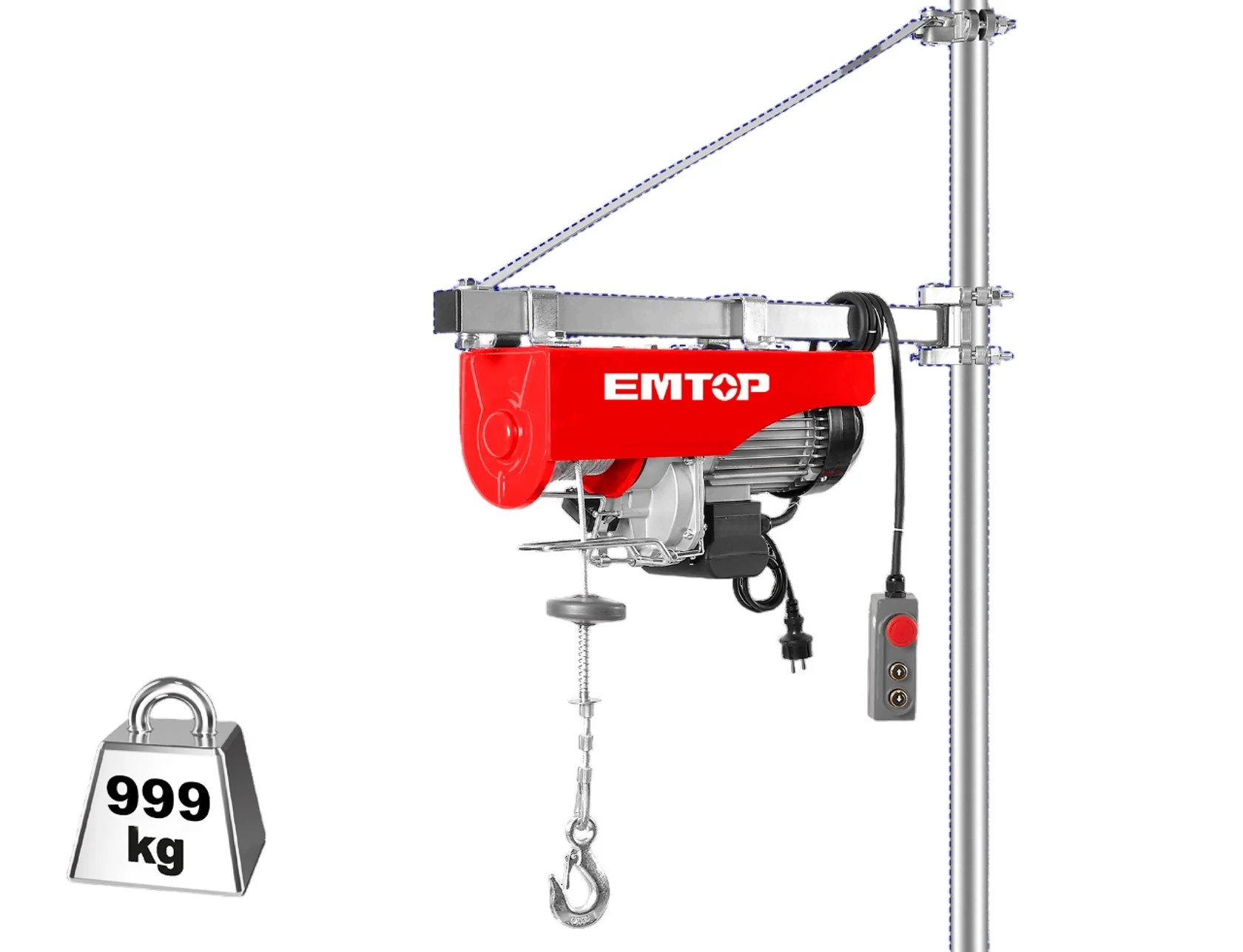 Emtop Vinç 500/999 Kg 1600W