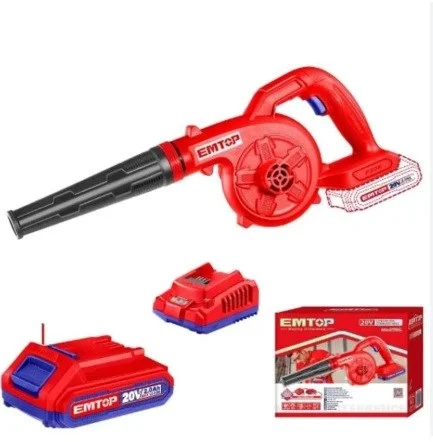 Emtop Akülü Ufleme Makinesı 20V 2Ah (Akü+Sarjer)