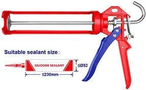 Emtop Silikon Tabancası Alüminyum Saplı 230MM