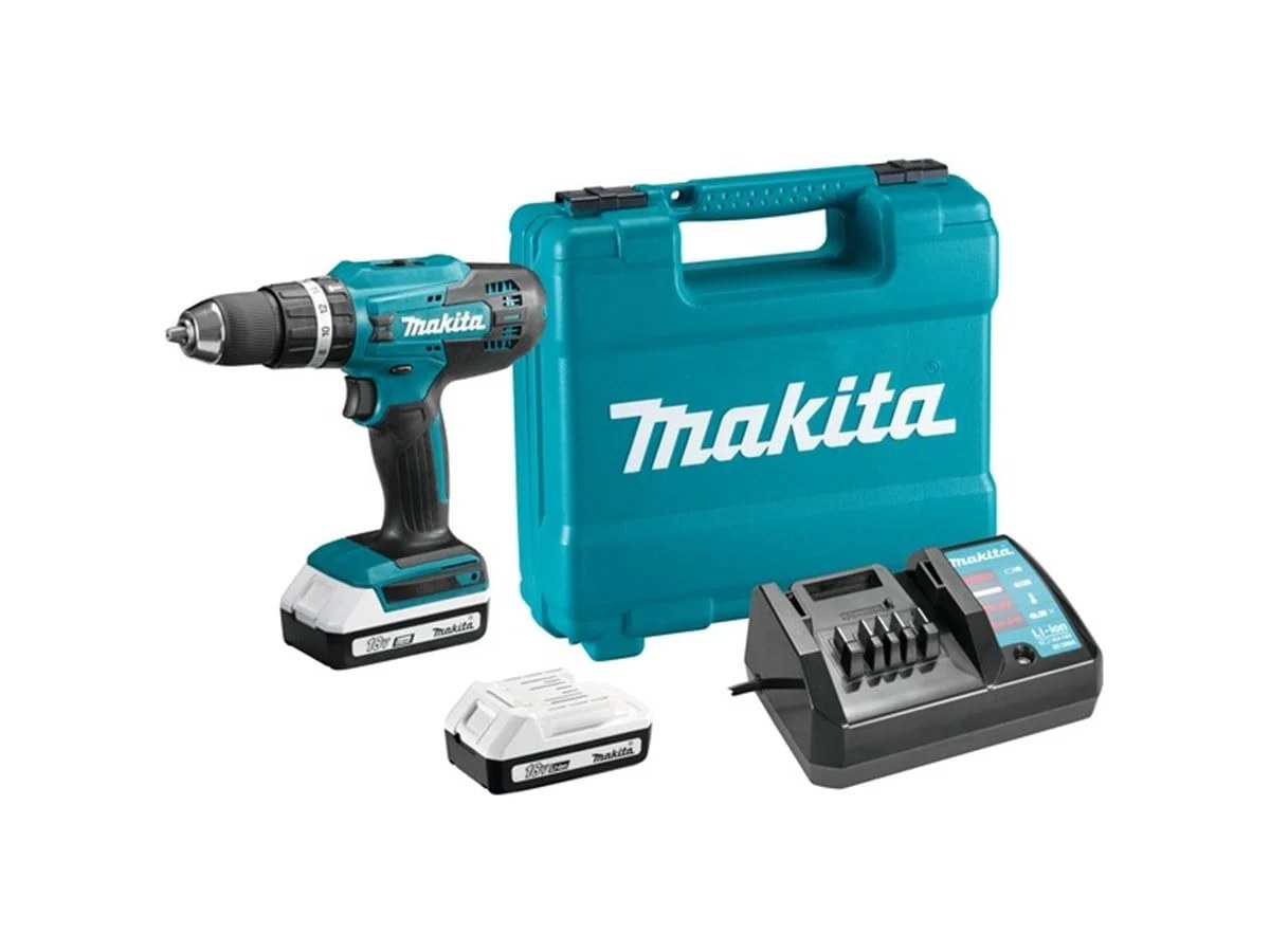 Makita Matkap Darbeli Akülü 18V 2AH (2Akü+Şarjer+Çanta)
