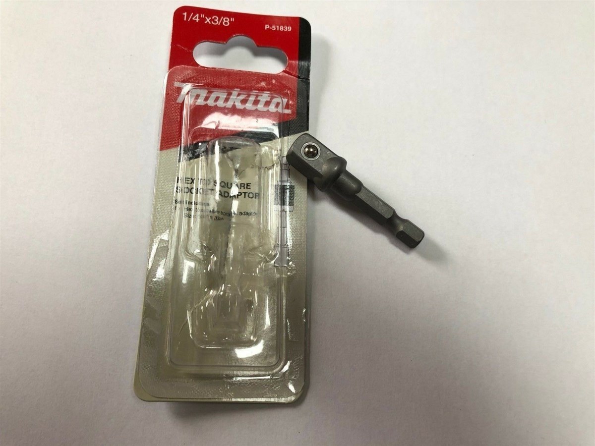Makita Uç Adaptör Matkap 1/4-3/8 HEX to Square