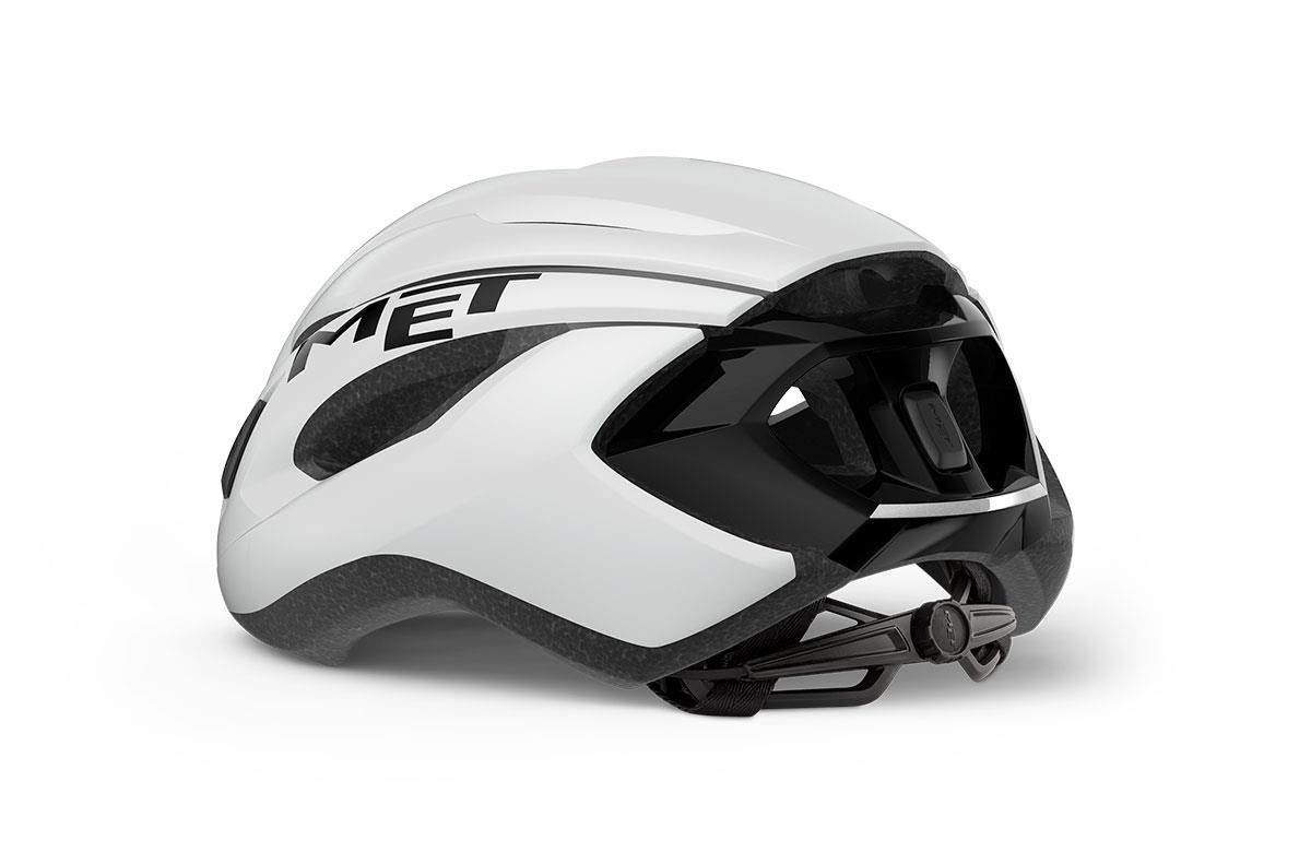 MET Kask Strale Beyaz Siyah | Mat Parlak