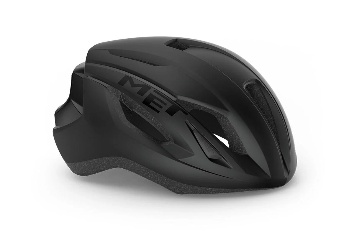 MET Kask Strale Siyah/Mat Parlak