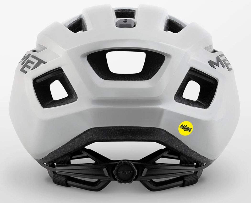 MET Kask Vinci Mips Beyaz Gri | Parlak