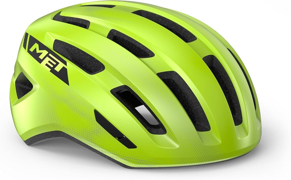 MET Kask Miles Floresan Sarı | Parlak
