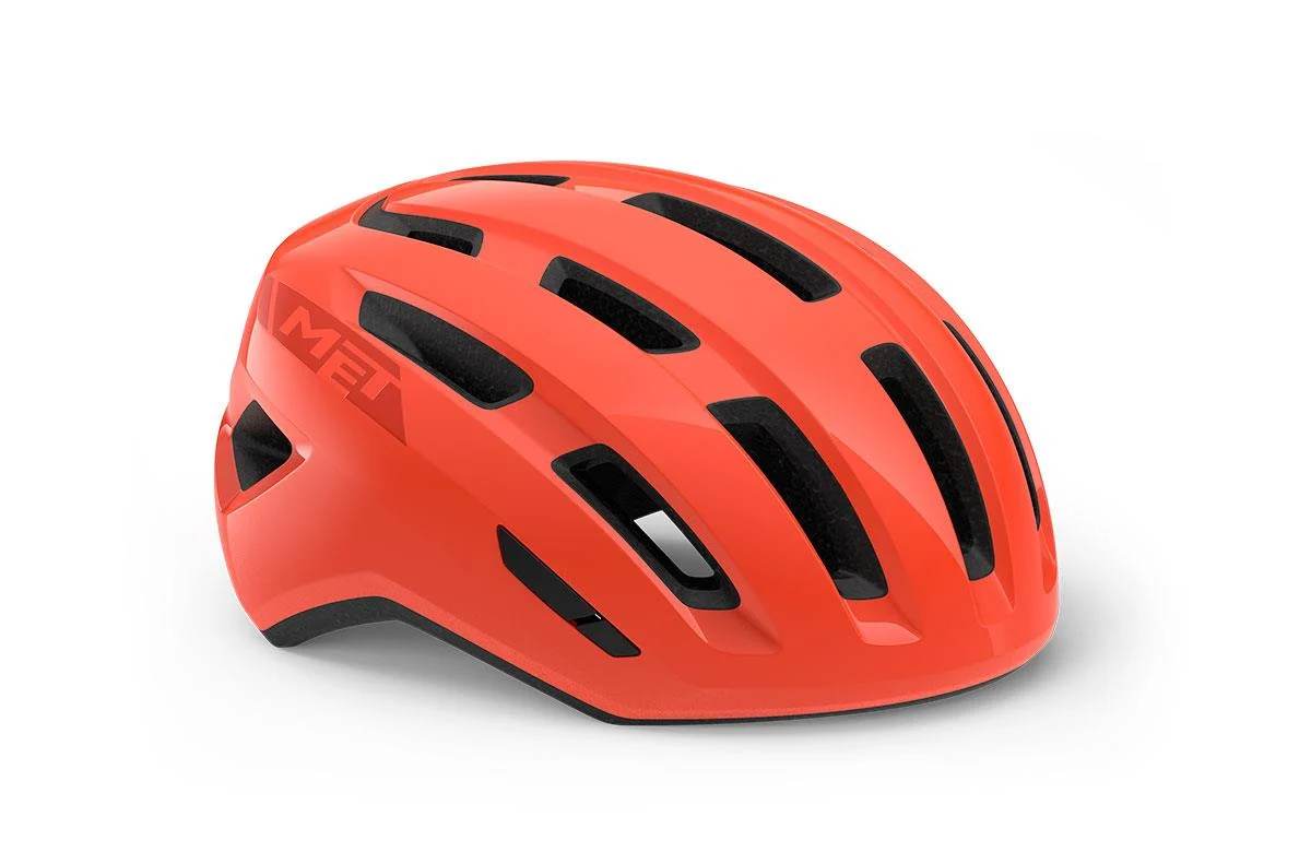 MET Kask Miles Turuncu | Parlak