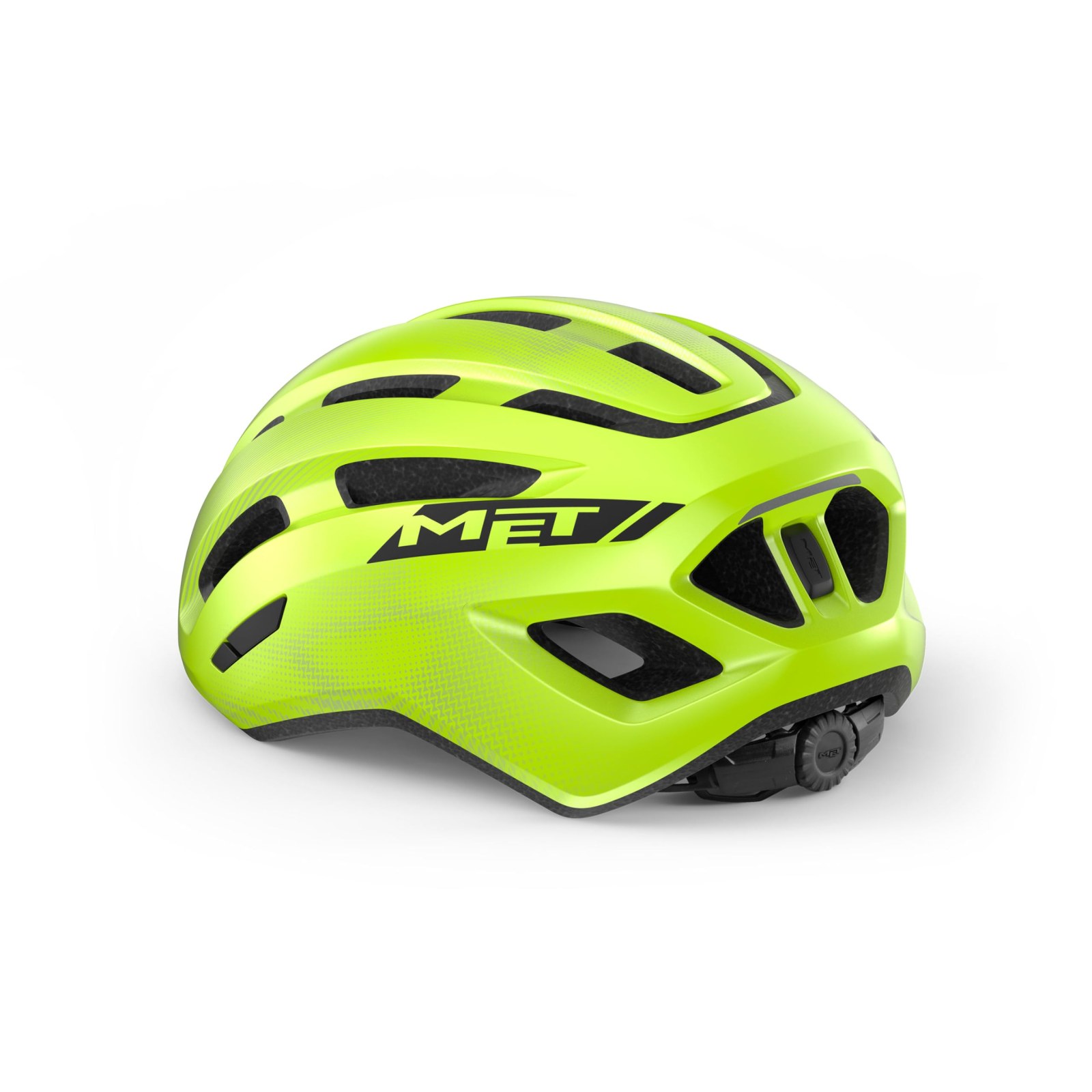 MET Kask Miles Floresant Sarı | Parlak
